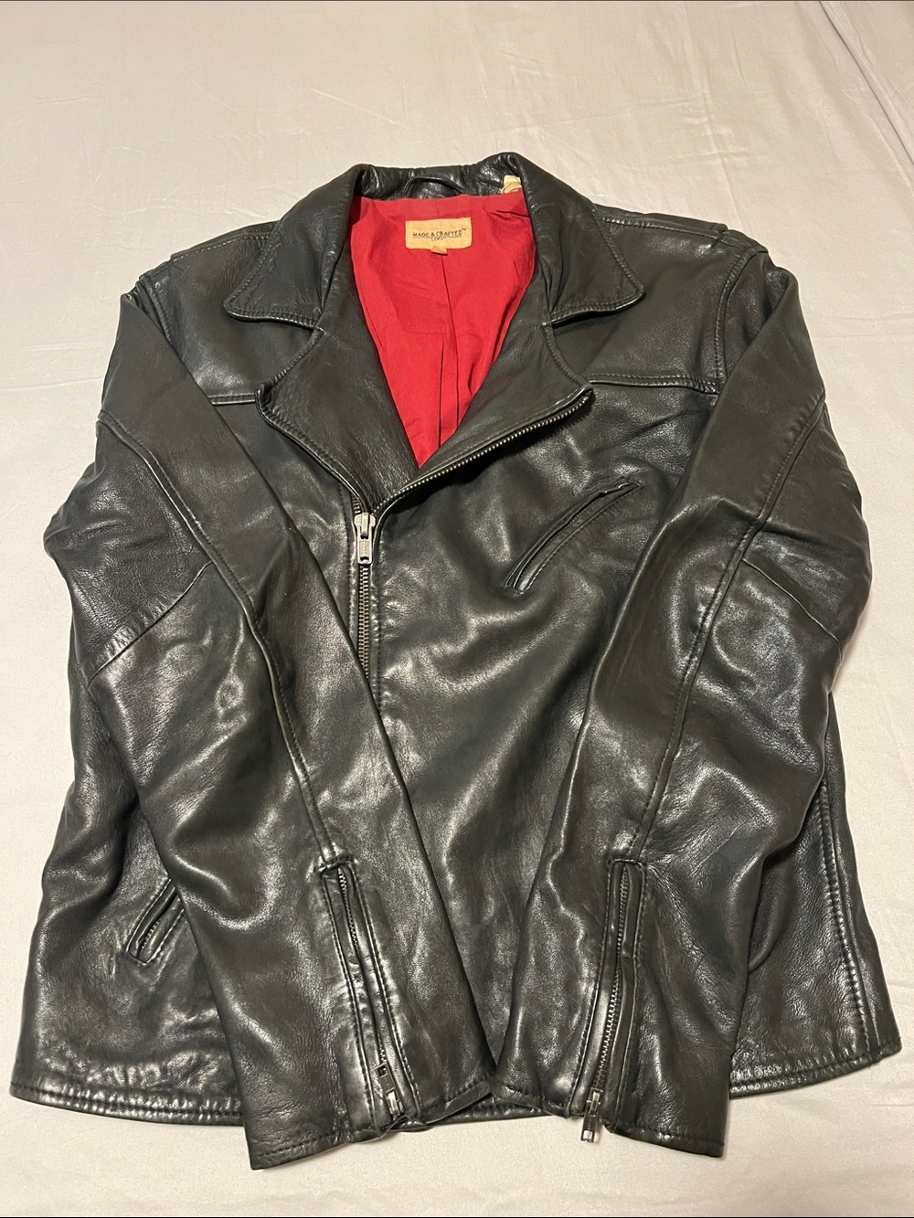 Levi’s Made & Crafted Black Leather Jacket